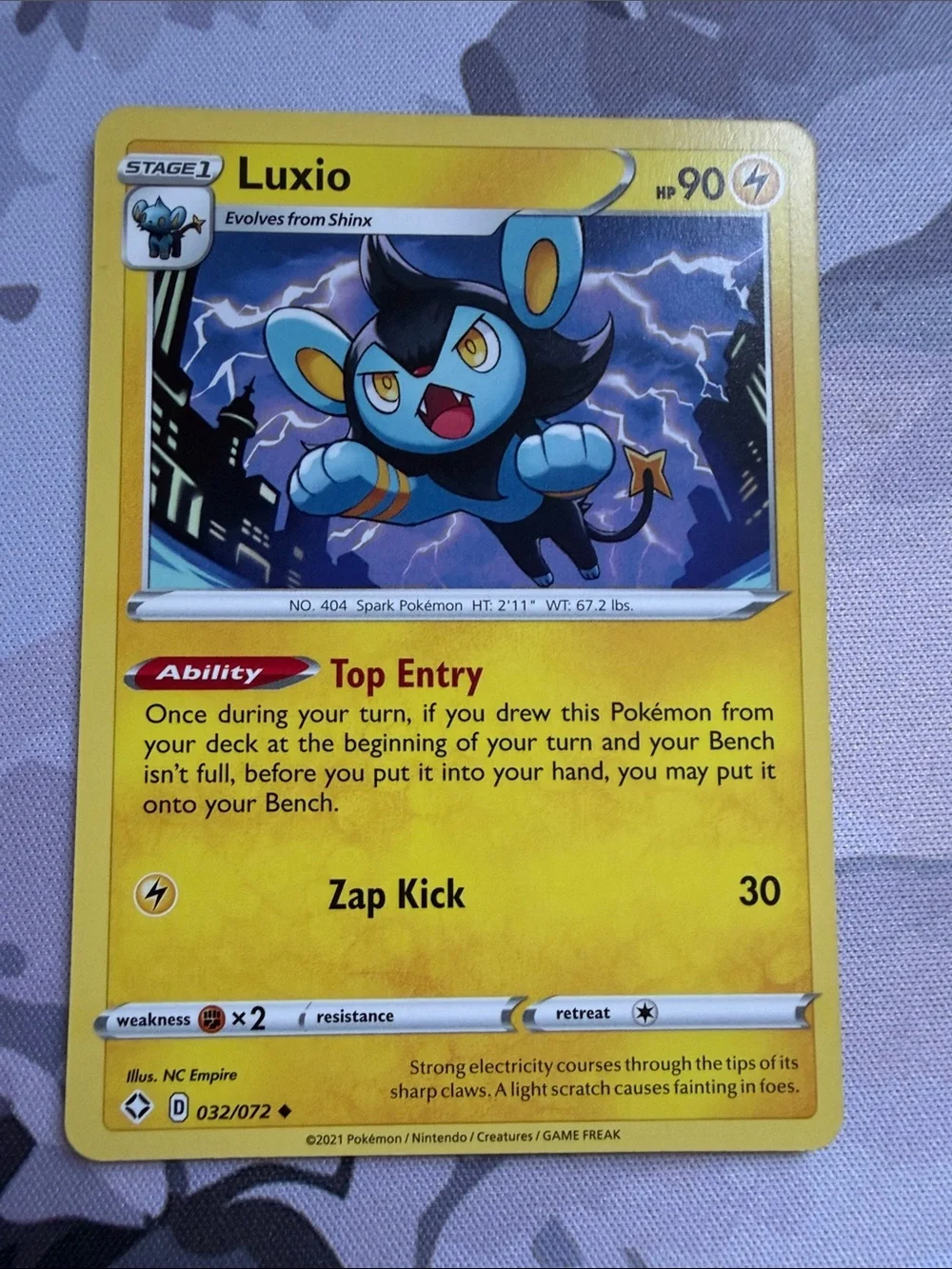 Shinx & Luxio Collection Lot | 4 Pokémon Cards | Diamond & Pearl Era | ✨5/$25✨